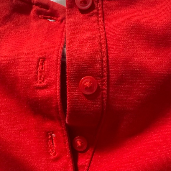 Janie and Jack Vibrant Red Ruffle Sleeve Tee - Picture 6 of 6